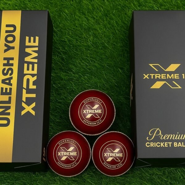 Xtreme 11 Professional Cricket Ball – Durable & High Performance Red