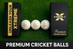 Xtreme11 Leather Cricketballs Red White - Image 3