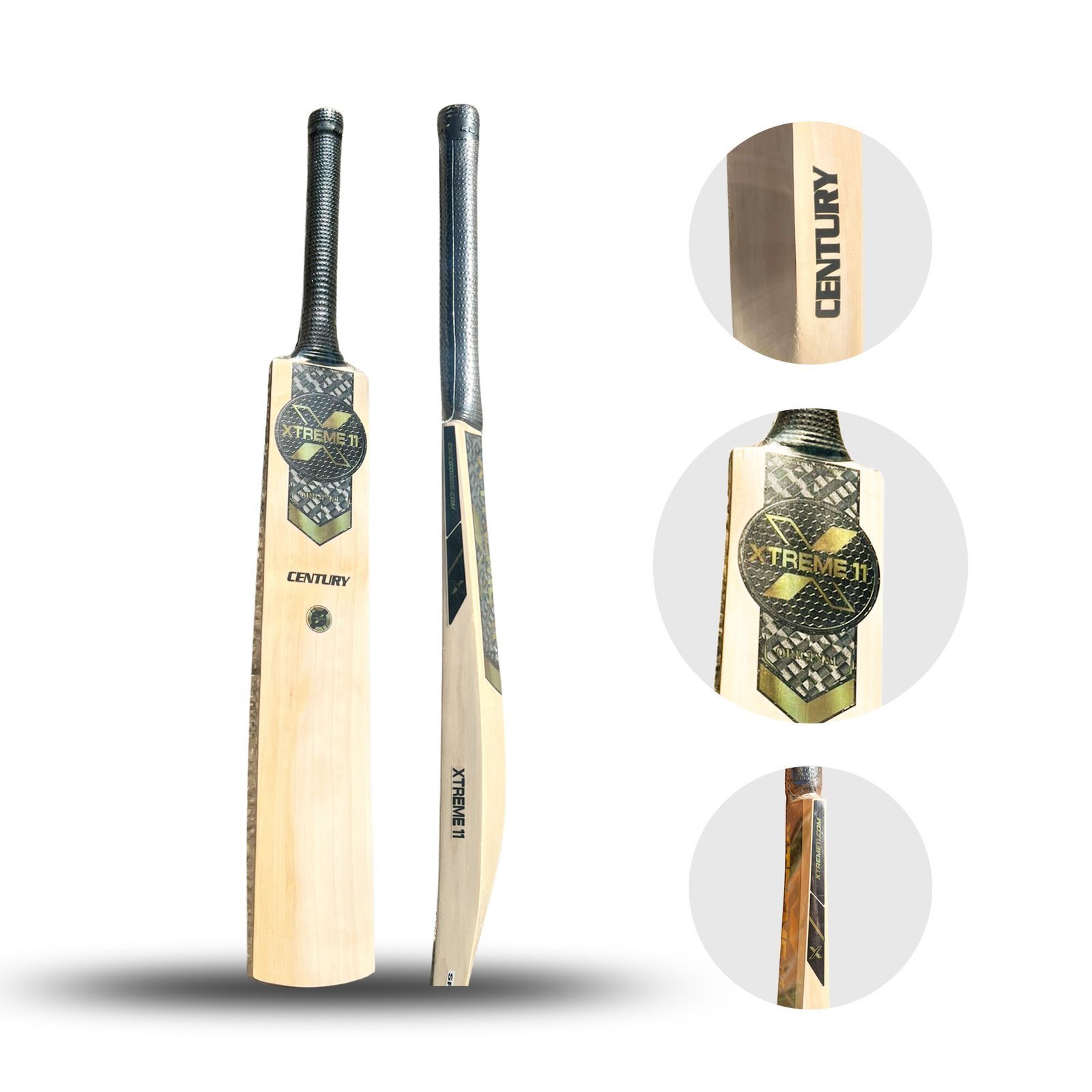 xtreme11-century-bat.jpg Xtreme11 Century Cricket Bat English Willow SP-76 - Image 1