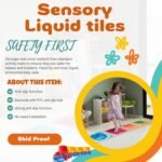 Liquid Sensory Floor Decorative Tiles 11.8'' x 11.8'' Set of 4 Tiles - Image 7