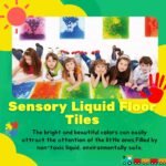 Liquid Sensory Floor Decorative Tiles 11.8'' x 11.8'' Set of 4 Tiles - Image 6