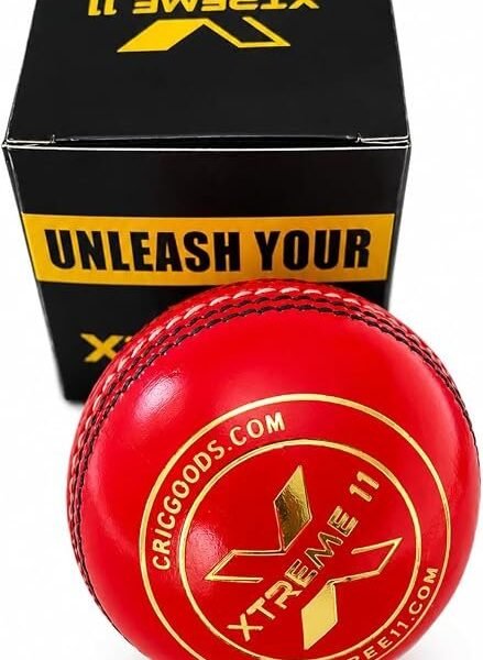 Xtreme11 Professional Pink Cricket Ball – Premium Quality Leather Match Ball