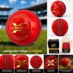 Xtreme11 Professional Pink Cricket Ball – Premium Quality Leather Match Ball - Image 3
